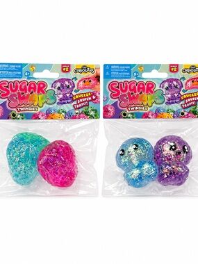VIRAL Sugar Swaps Twinsies Glitter Squeeze Toy - 2-Pack